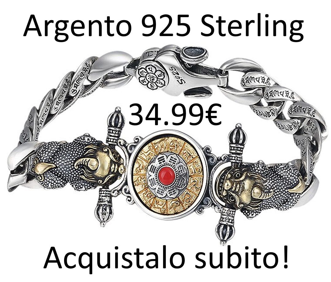 bracciale argento 925 sterling