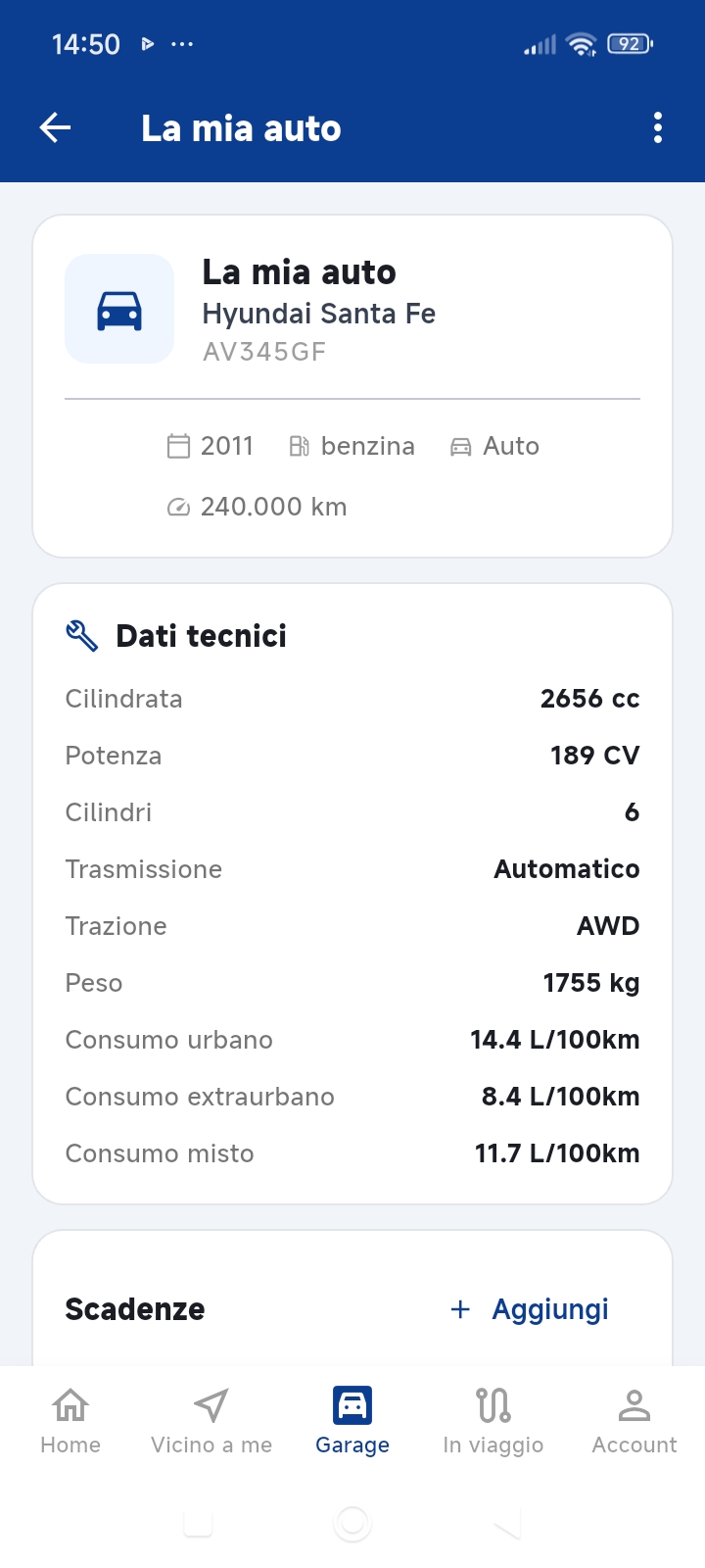 Dati auto
